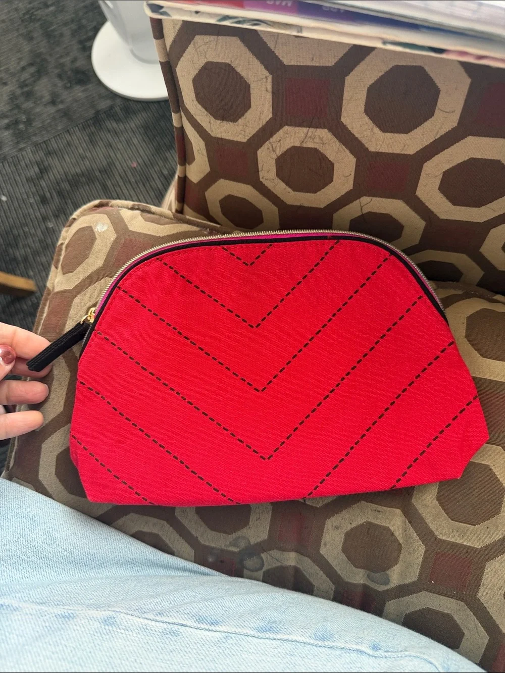 Estee Lauder vibrant red